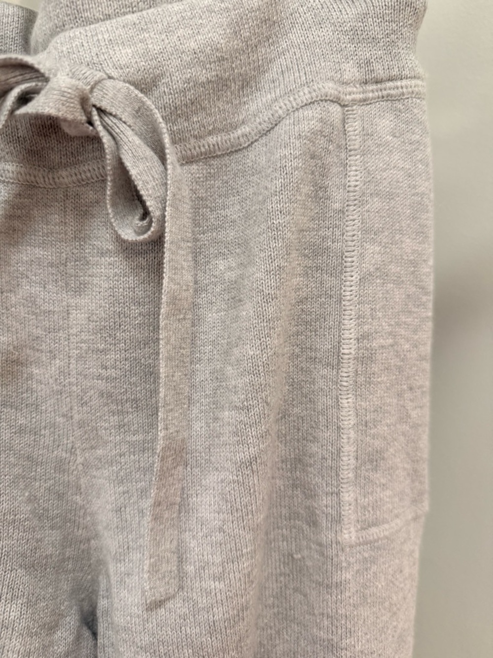 J. Crew cashmere Gray Knit Joggers - Picture 3 of 5